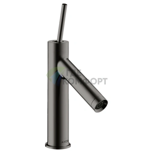 Стильный смеситель AX Starck для раковины в полированном черном хроме (10117330) - фото 1