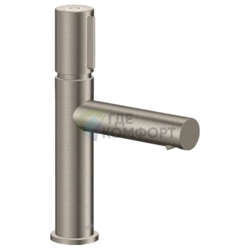 Смеситель для раковины AX Uno 110 Select из нержавеющей стали (45012800) - фото 1