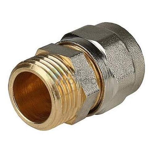 Переходник для металлопластиковых труб STOUT с наружной резьбой НР 1/2 x 16 резьбозажимной - фото 4