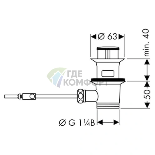 Смеситель для раковины Hansgrohe Metris Classic 31073000 со стильным дизайном - фото 3