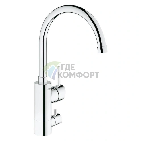 Смеситель Grohe Concetto 32666001 для кухни: однорычажный с выдвижной лейкой - фото 1