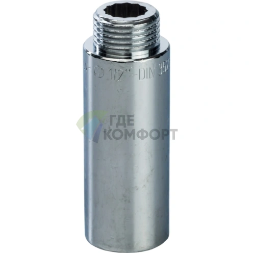 Удлинитель STOUT латунный 1/2 x 65 хромированный - фото 2