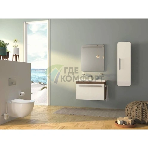 Подвесной унитаз Creavit Free FE322.00100 безободковый - фото 3