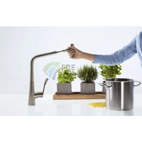 Смеситель для кухни Hansgrohe Metris Select 14884800: стиль и надежность - фото 3