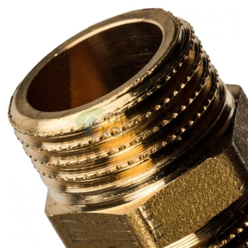 Ниппель STOUT НН 1/2 наружная резьба латунный - фото 5