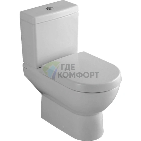 Унитаз-компакт подвесной Villeroy-Boch Subway 6610 10R1 с технологией Alpin-CeramicPlus - фото 1