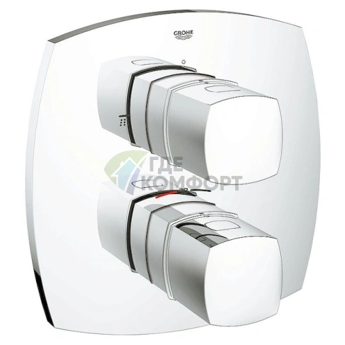 Термостат Grohe Grandera 19948000: Умный контроль температуры для вашей ванны и душа - фото 1