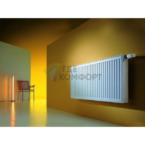 Радиатор стальной панельный Stelrad Compact 21 03 04 с боковым подключением - фото 3