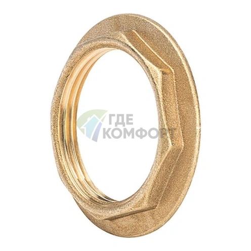 Контргайка STOUT с упором 1 1/4 латунная - фото 4