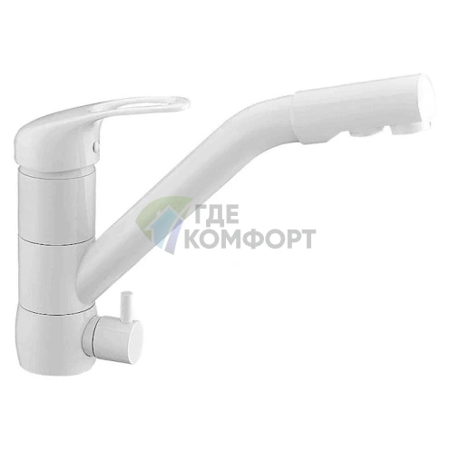 Смеситель для кухни Zorg Clean Water ZR 400 KF-12 белый - фото 1