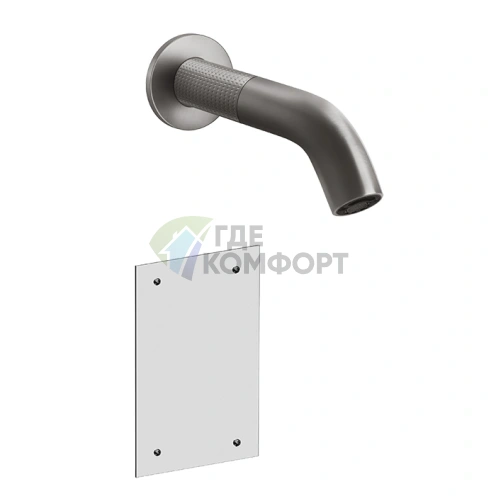 Электронный настенный смеситель GESSI 316 CESELLO с сенсорным управлением, сталь Brushed (54415#239) - фото 1