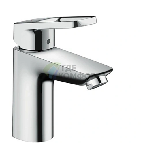 Смеситель для раковины Hansgrohe Novus Loop 70, хром, с донным клапаном (71080000) - фото 1