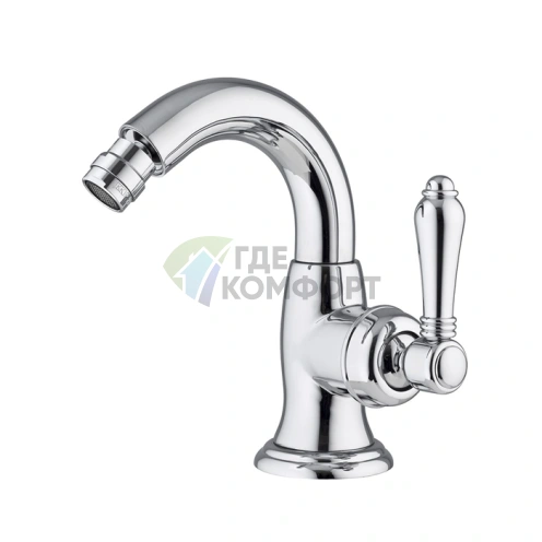 Смеситель для биде Nicolazzi El Capitan на одно отверстие с донным клапаном, хром (3455CR75C) - фото 1