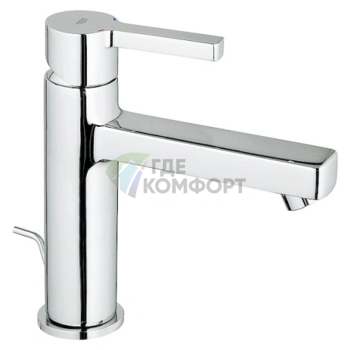 Смеситель Grohe Lineare для раковины с хромированным покрытием и однорычажным механизмом - фото 1