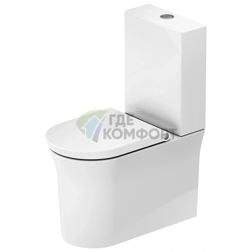 Унитаз Duravit White Tulip безободковый 370x650 мм с покрытием HygieneGlaze (2197092000) - фото 1