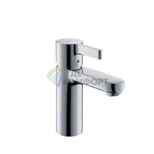 Смеситель для раковины Hansgrohe Metris S с донным клапаном, хром (31060000) - фото 1