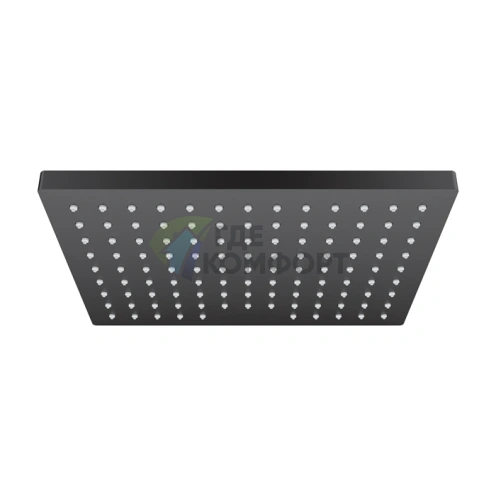Верхний душ HG Vernis Shape 230x170 мм, потолочный шарнирный, EcoSmart, матовый черный (26283670) - фото 1