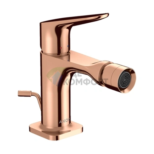 Смеситель для биде Hansgrohe Axor Citterio M в цвете полированное красное золото (34210300) - фото 1