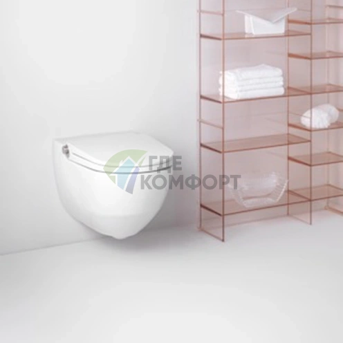 Подвесной унитаз-биде Laufen Cleanet Riva с дистанционным управлением (8.2069.1.400.000.1) - фото 1