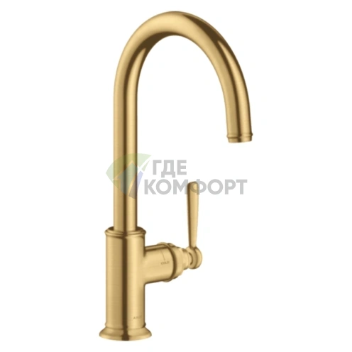 Смеситель для кухни AX Montreux однорычажный, цвет сатинированное золото (16580250) - фото 1
