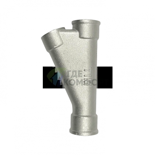 Тройник косой для гильзы под погружной датчик температуры 1/2x3/4 TIM (TDS032N ТИМ) - фото 1