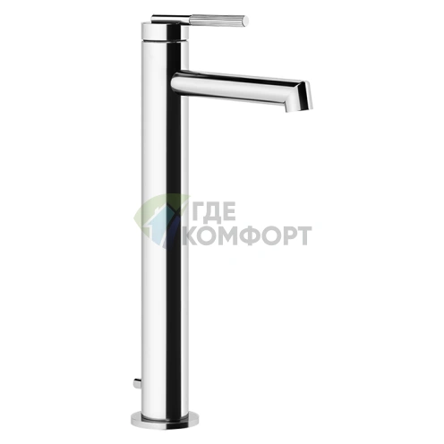 Смеситель для раковины Gessi Ingranaggio высокий с коротким изливом и донным клапаном, хром (63503#031) - фото 1