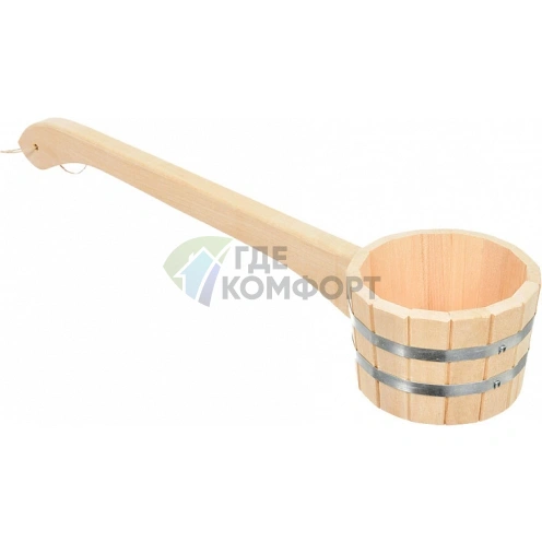 Ковш Банные штучки 03589 бондарный-0-6 л - фото 1