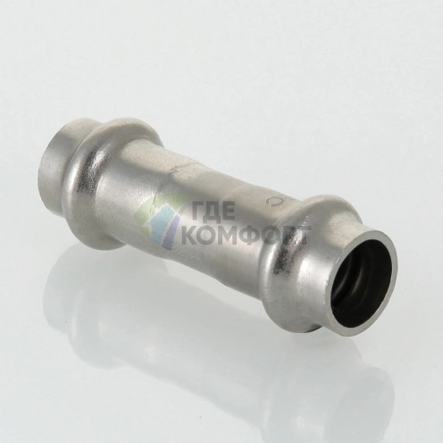 Пресс-муфта 28 мм х 28 из нержавеющей стали VTi.903.I.002828 VALTEC (ВАЛТЕК) - фото 6