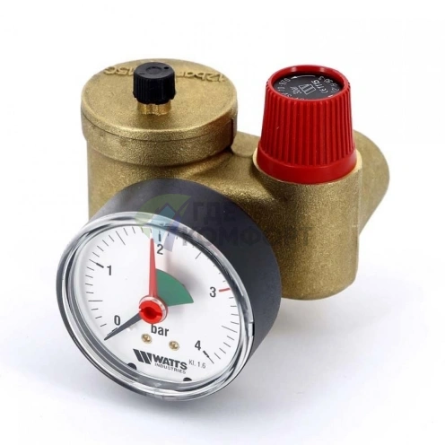 Группа безопасности котла KSG 30 N (1, 3 бар, до 50 кВт) Watts - фото 1