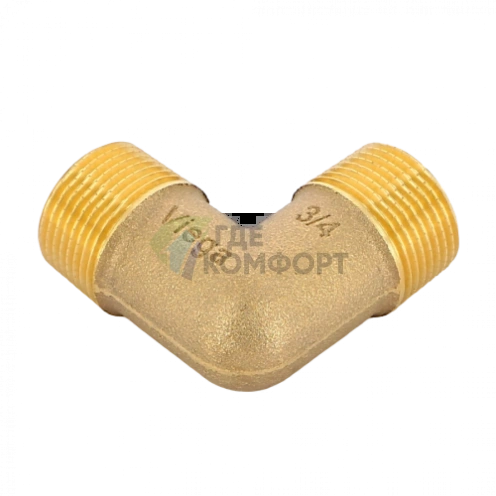 Угольник с наружной резьбой 90° 3/4 Viega - фото 3