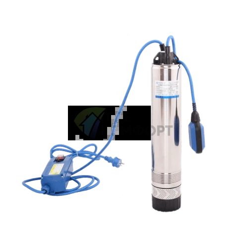 Колодезный насос Aquario ASP2-55-100WA, встроенный конденсатор - фото 2