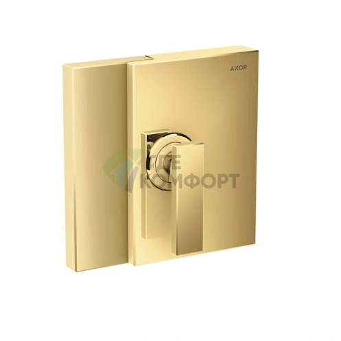 Смеситель для душа AX Edge настенный, полированное золото (46650990) - фото 1