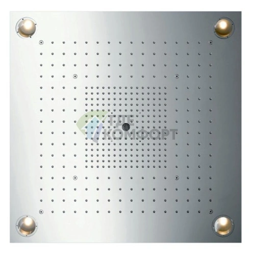 Потолочный душ AX ShowerHeaven с подсветкой 720x720 мм, нержавеющая сталь (10627800) - фото 1