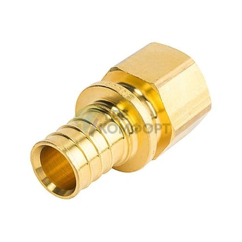 Переходник для труб из сшитого полиэтилена STOUT с внутренней резьбой ВР 20 x G 3/4 аксиальный - фото 5