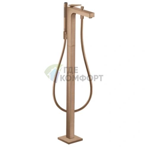 Напольный смеситель для ванны AX Citterio в цвете шлифованное красное золото (39471310) - фото 1