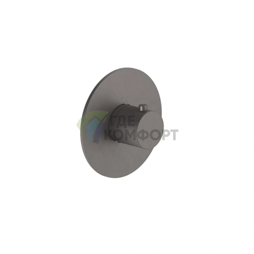 Термостатический настенный смеситель FANTINI AA/27 Matt Gun Metal PVD (33 P5 Y300B) - фото 1