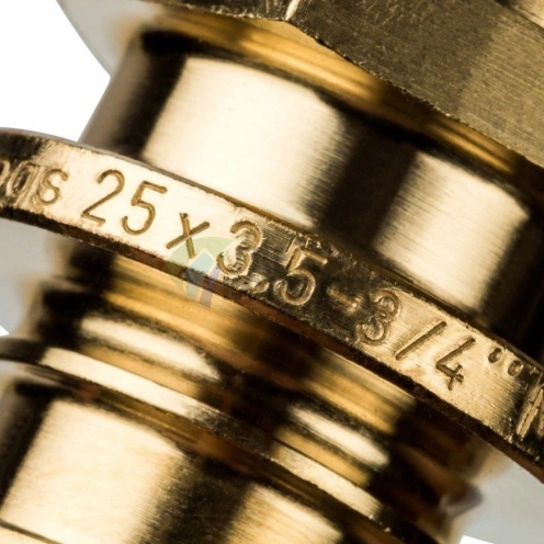 Переходник для труб из сшитого полиэтилена STOUT с наружной резьбой НР 25 x R 3/4 аксиальный - фото 15