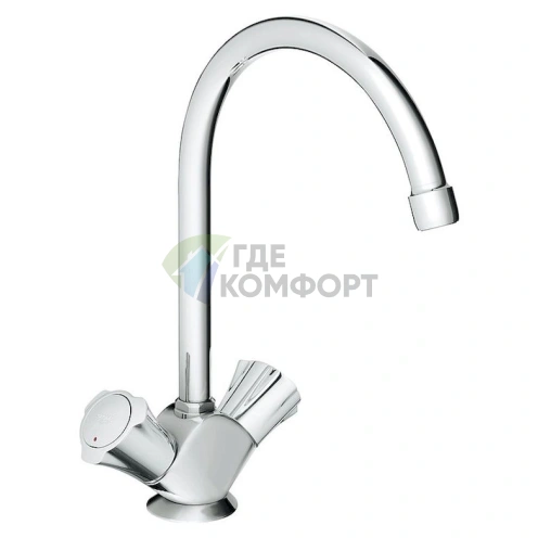 Смеситель Grohe Costa L 31831001 для кухни: однорычажный с выдвижной лейкой - фото 1
