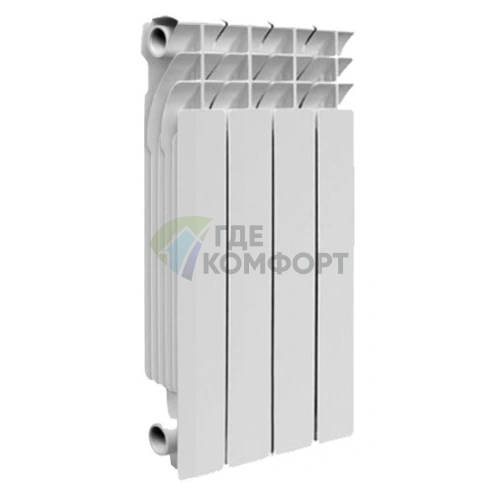 Радиатор биметаллический Smart Installations 500004 BiStyle 500 4 секции - фото 1