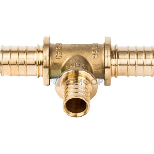 Stout Тройник переходной 25x20x25 для труб из сшитого полиэтилена аксиальный - фото 11