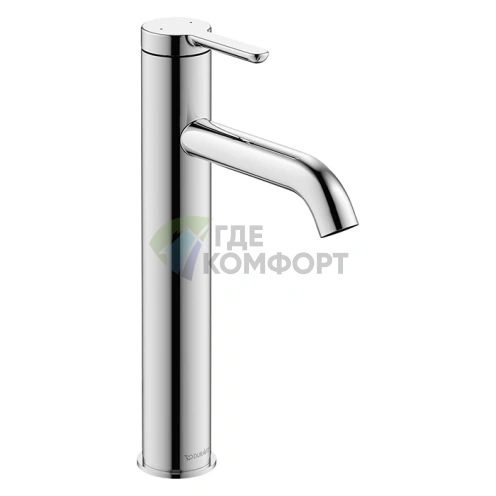 Смеситель для раковины Duravit C.1, высокий (262 мм), цвет хром (C11030002010) - фото 1