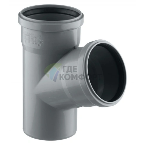 Тройник канализационный HTEA 110х110/67° Ostendorf - фото 2