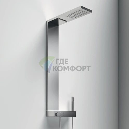 Душевая система HAFRO ICON TAPS 3 TASTI с термостатом, каскадом и ручной лейкой (4IC202cr) - фото 1