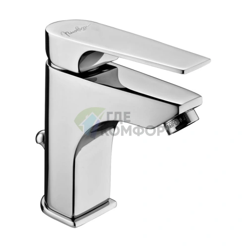 Смеситель для раковины Nicolazzi Jungfrau с донным клапаном, хром (3102CR64) - фото 1