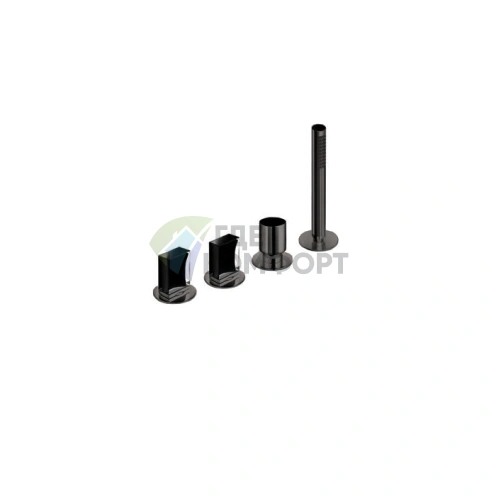 Смеситель для ванны Fantini Venezia с ручным душем, на 2 источника, цвет Gun Metal (29 P5 N567S) - фото 1