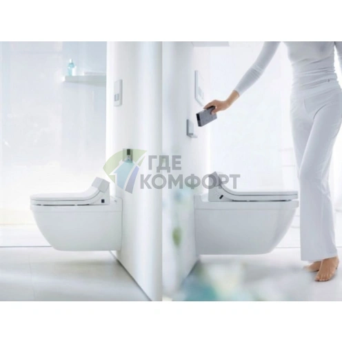Подвесной унитаз Duravit Starck 3: Современный дизайн и функциональность (2226590000) - фото 4