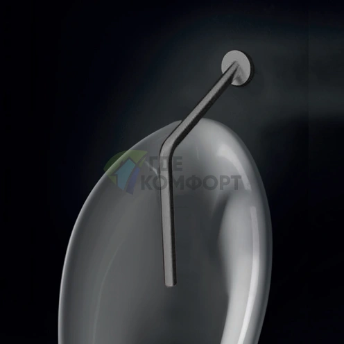 Излив настенный для писсуара Kerasan Artwork Groove, сатинированная нержавеющая сталь (756298) - фото 1