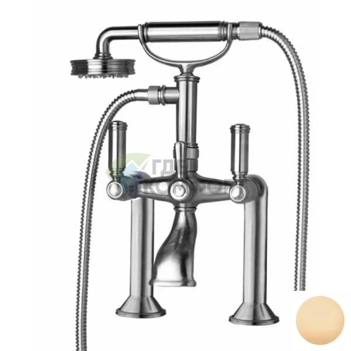 Смеситель для ванны Bossini Liberty с душем, античная бронза (Z001106.022) - фото 1