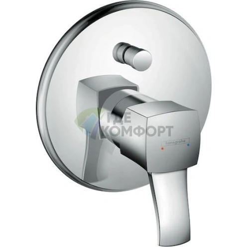 Смеситель Hansgrohe Metropol Classic для ванны с душем - фото 1