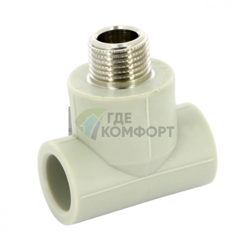 Тройник PPR с наружной резьбой 20x1/2 FV-Plast - фото 4